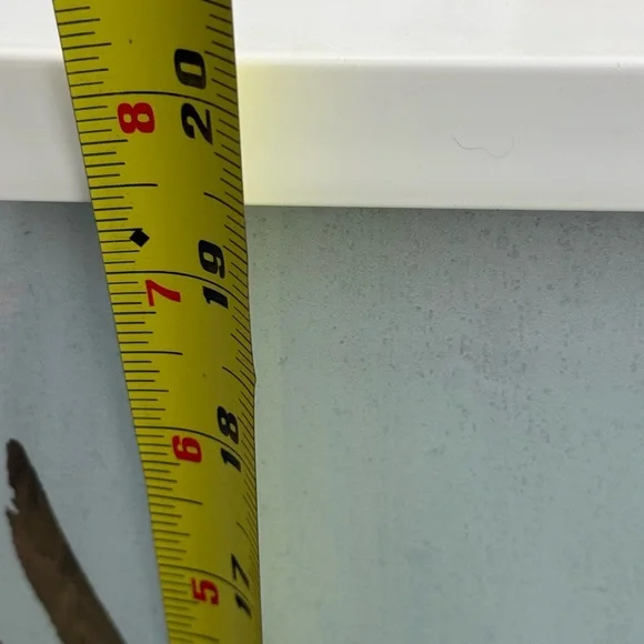 Prof Framed Angel Wings Wall Art Made From Gold Dyed Feathers - 16” x 20” - Picture 4 of 5